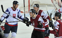 PČ hokejā. Slovākija - Latvija 2:4 (noslēdzies 2.periods)