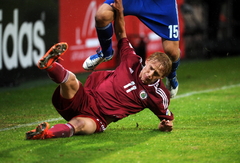 Latvijas futbola izlasei mačā ar bosniešiem nepalīdzēs Cauņa un Lukjanovs