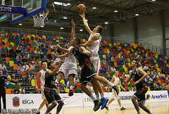 papildināta (23:17) - Latvijas U-18 basketbolisti Eiropas čempionātu sāk ar uzvaru