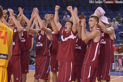 U-20 EČ basketbolā vīriešiem: Latvija - Melnkalne 20:27 (pēc 1. ceturtdaļas)