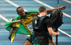 Planētas ātrākais cilvēks Bolts atgriežas pasaules čempiona tronī (+Aivara Liepiņa FOTO)