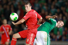 Krievijas futbola izlase pārceltajā PK kvalifikācijas mačā negaidīti piekāpjas Ziemeļīrijai