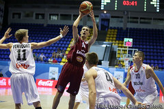 Latvijas U-16 basketbolisti nokļūst zaudējuma attālumā no Eiropas čempionāta A līgas atstāšanas