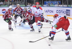 Rīgas Dinamo komanda iekļuvusi KHL nedēļas labākajos momentos