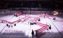 papildināts (13:38) - KHL neatklāj pārkāpumus Rīgas Dinamo pirmsspēles šovā izmantotajos simbolos