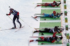 Biatlonistei Juškānei vāja šaušana un 76.vieta Pasaules kausa sprinta sacensībās