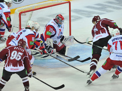 Rīgas Dinamo - Jaroslavļas Lokomotiv 1:1 (noslēdzies 2.periods)