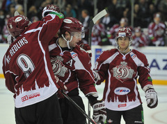 Rīgas Dinamo - Jaroslavļas Lokomotiv 3:1 (rit 3.periods)