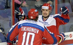 Krievijas hokejisti Eirotūres trešo posmu sāk ar uzvaru pār Zviedriju
