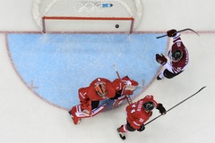 Olimpiskais hokeja turnīrs. Šveice - Latvija 0:2 (Noslēgusies 1.trešdaļa)