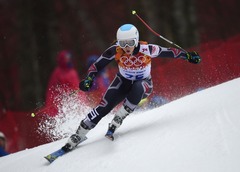 papildināts (11:15) - Āboltiņai milzu slalomā 61.vieta pēc pirmā brauciena, finišē arī Vanesa Meja