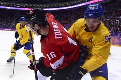Olimpiskais hokeja turnīrs. Fināls. Zviedrija - Kanāda 0:2 (Rit 3.trešdaļa)