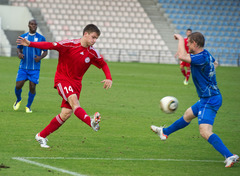 Skonto futbolisti otrajā puslaikā salauž Spartaks pretestību