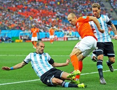 PK futbolā. 1/2 fināls. Nīderlande - Argentīna 0:0 (rit 2.puslaiks)