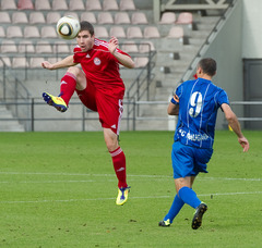 Problēmu māktā Skonto komanda uzveic Liepājas futbolistus