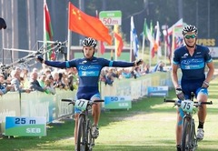 Latvijas riteņbraucējiem dubultuzvara Igaunijas lielākajās MTB sacensībās
