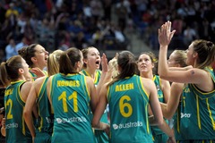 Austrālijas komanda tiek pie bronzas pasaules basketbola čempionātā sievietēm