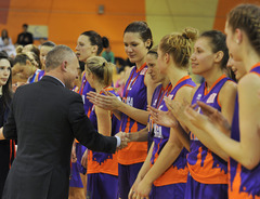 FOTO: TTT Rīga triumfē Latvijas un Igaunijas apvienotā sieviešu basketbola čempionāta finālturnīrā