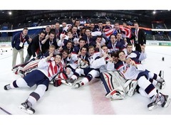 Pasaules U-18 hokeja čempionātā triumfē ASV