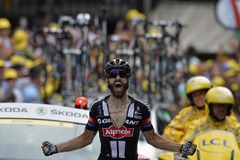 Vācietis Geške Tour de France 17.posmā izcīna lielāko panākumu karjerā