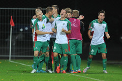 FOTO: Liepājas futbolisti viesos uzvar Skonto, pietuvojoties titulam