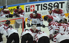 papildināts (12:49) - Latvijas hokeja izlase pret Japānu sāk EIHC turnīru Liepājā
