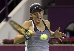 Ostapenko cienīgā cīņā piedzīvo zaudējumu prestižā Dohas WTA turnīra finālmačā