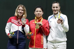 Šāvēja Mensjue nodrošina Ķīnai pirmo zeltu Riodežaneiro olimpiskajās spēlēs