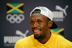 Bolts spiests iegādāties televizoru savai olimpiskā ciemata istabai