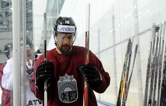 Daugaviņš turpinās pildīt Latvijas hokeja izlases kapteiņa pienākumus arī olimpiskajā kvalifikācijas turnīrā