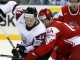 Latvijas hokeja izlase vēlreiz apspēlē Dāniju