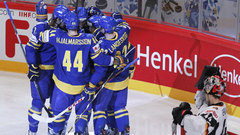 Zviedrijas izlase izcīna ceturto uzvaru pasaules čempionātā