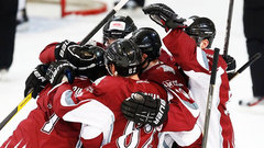 «Rīgas» hokejisti MHL spēlē atkārtoti uzvar MVD komandu
