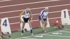 Noskaties: 95 gadus veci kungi sacenšas sprinta distancē