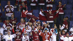 Vairums Latvijas hokeja izlases līdzjutēju šodien pamet Helsinkus