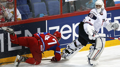 Krievijas hokejisti PČ 1/4 finālā kapitulē ASV izlasei