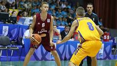 Latvijas U-16 basketbolisti EČ otro posmu sāk ar zaudējumu pagarinājumā