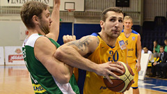 «Ventspils» basketbolisti pēc pirmā puslaika zaudē Tartu «Rock»
