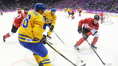 Hokejs Sočos: Zviedrija - Kanāda otrajā trešdaļā 0:1