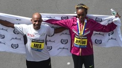 Bostonas maratonā otro gadu pēc kārtas triumfē kenijiete Jepto
