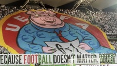 UEFA gatavojas sodīt «Legia» par apvainojošu lozungu