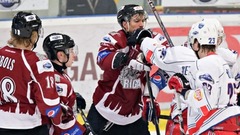 «Rīgas» hokejistiem smaga sagrāve MHL mačā