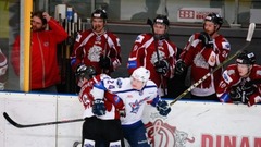 «Rīgas» hokejisti dramatiskā mačā izcīna sesto uzvaru pēc kārtas