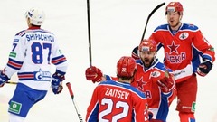 Maskavas CSKA nonāk vienas uzvaras attālumā no KHL fināla