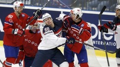 ASV hokejisti ne bez grūtībām pārspēj Norvēģiju