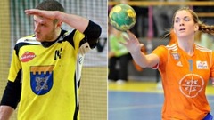 Latvijas handbola čempionāta vērtīgākie spēlētāji - Arājs un Ņeverovska