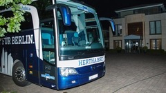 Berlīnes «Hertha» komanda šokā pēc autobusa apšaudīšanas
