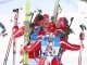 Norvēģijas biatlonistes kļūst par pasaules čempionēm stafetē