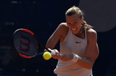 Kvitova triumfē Prāgas WTA «International» turnīrā; Mertensa uzvar Rabātā