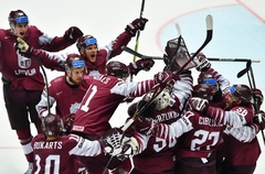 Sociālo tīklu reakcija pēc Latvijas hokejistu panākuma